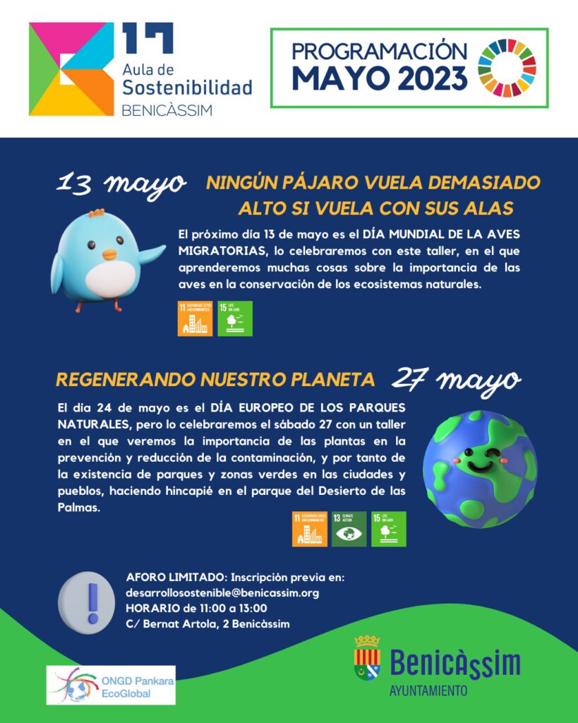 Cartel Aula Sostenibilidad Mayo 2023
